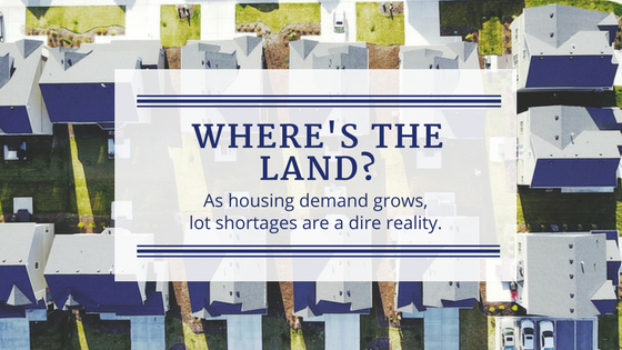 Read more about the article Scouting for Land: As Demand for Housing Grows, Lot Shortages Abound